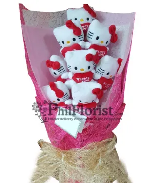 8pcs Cute Hello Kitty Bouquet