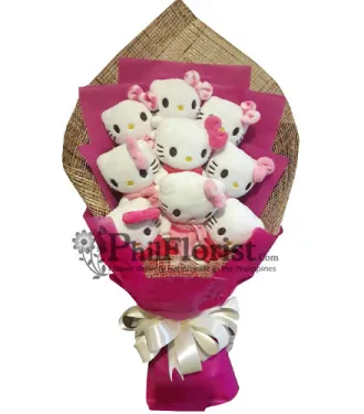 9pcs Cute Hello Kitty Bouquet