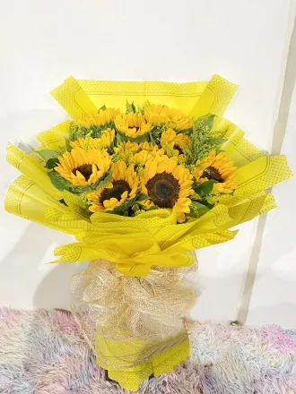 10pcs Sunflower Bouquet